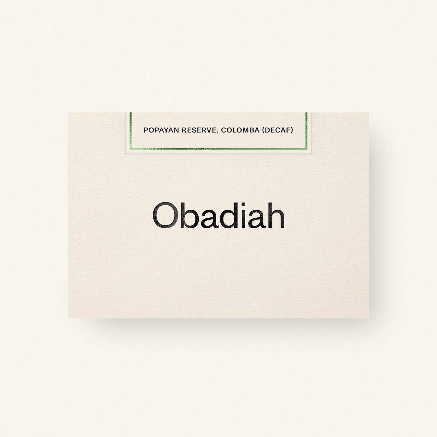 Popayan Reserve, Colombia (Decaf)